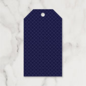 イスラムの幾何学的パターン ギフトタグ (裏面)