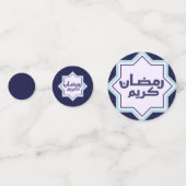 イスラムの幾何学的パターン コンフェッティ (裏面)