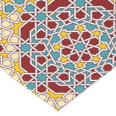 イスラムの幾何学的パターン ショートテーブルランナー (コーナー)