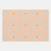 イスラムの幾何学的パターン ラッピングペーパーシート (正面2)