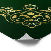 イスラムの書道の言葉 ポスター (角)