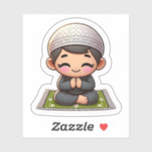 イスラムやる気を起こさせる教徒の子供の少年のためのイスラム祈りの言葉 シール (シート)
