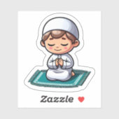 イスラムやる気を起こさせる教徒の子供の少年のためのイスラム祈りの言葉 シール (シート)