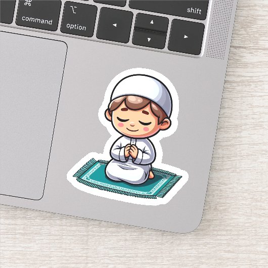 イスラムやる気を起こさせる教徒の子供の少年のためのイスラム祈りの言葉 シール (詳細)