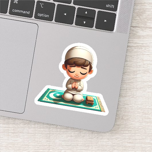 イスラムやる気を起こさせる教徒の子供の少年のためのイスラム祈りの言葉 シール (詳細)