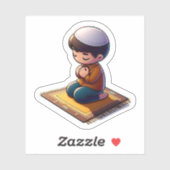 イスラムやる気を起こさせる教徒の子供の少年のためのイスラム祈りの言葉 シール (シート)