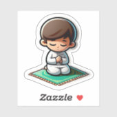 イスラムやる気を起こさせる教徒の子供の少年のためのイスラム祈りの言葉 シール (シート)