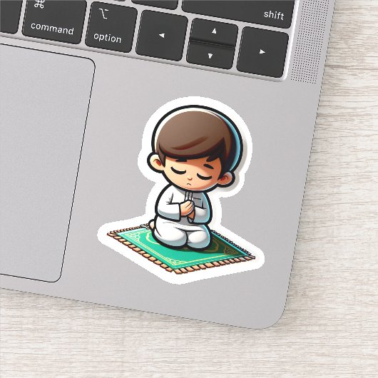 イスラムやる気を起こさせる教徒の子供の少年のためのイスラム祈りの言葉 シール (詳細)