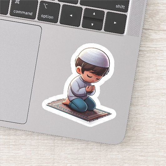 イスラムやる気を起こさせる教徒の子供の少年のためのイスラム祈りの言葉 シール (詳細)