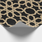 イスラムアラビア幾何学パターンデザイン抽象芸術 ラッピングペーパー (角)