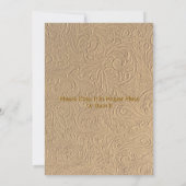 イスラムアートニカムスリム結婚式招待状 招待状 (裏面)