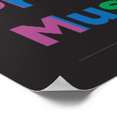 イスラムストップ教徒のレインボーポスターのプロファイリング ポスター (角)