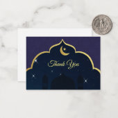 イスラムダマスクパターンサンキューカード ノートカード (正面/裏面インサイチュ)