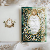 イスラムデイジーフェイクと金ゴールド結婚詳細 招待状