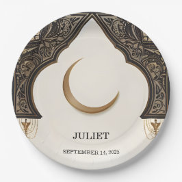 イスラムニカアラビアワリマムスリムブライダルシャワー ペーパープレート
