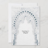 イスラムニカ結婚式招待状 招待状 (裏面)