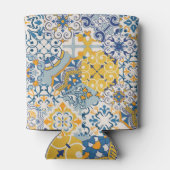 イスラムパッチワーク：マジョリカ陶芸瓦 缶クーラー (裏面)