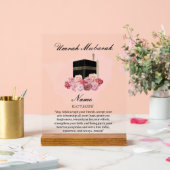 イスラムフローラアクリル酸ムバラク アクリルサイン (ウェディング)