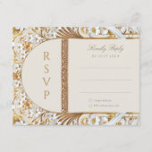 イスラムフローラエレガンスRSVPカード エンクロージャーカード (正面)