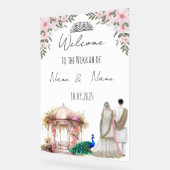 イスラムフローラピンクニッカ徴候。 アクリルサイン (傾斜)