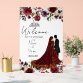 イスラムフローラ結婚アクリル徴候 アクリルサイン (ウェディング)