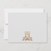 イスラムベビーの男の赤ちゃん発表 案内状 (裏面)