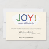 イスラムマシャライスラム男の赤ちゃんヴィンテージ 招待状 (正面)