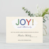 イスラムマシャライスラム男の赤ちゃんヴィンテージ 招待状 (スタンド正面)