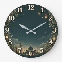イスラムモスク壁時計 | ラマダンの夜