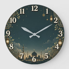 イスラムモスク壁時計 | ラマダンの夜 ラージ壁時計