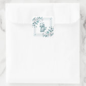 イスラムモダンフローラアラビア書道アッラー スクエアシール (バッグ)