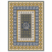 イスラム壁画 アッラーの名のカリグラフィー 幾何学模様 シール (正面)