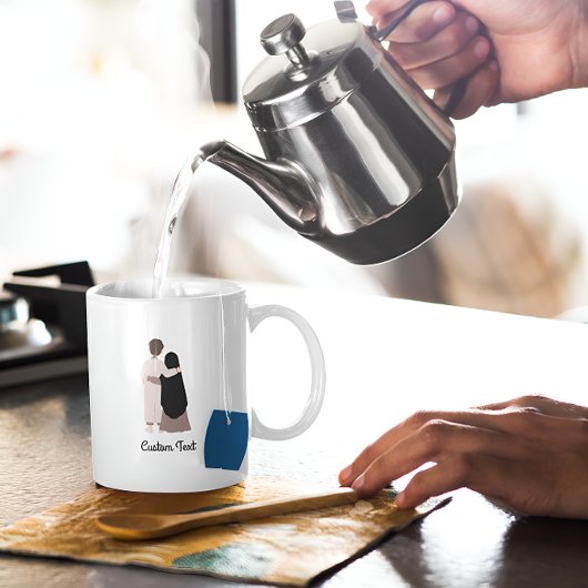 イスラム夫婦カスタムのパーソナライズされた贈り物アイディア コーヒーマグカップ