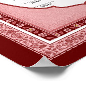 イスラム婚姻証明書 ポスター (角)