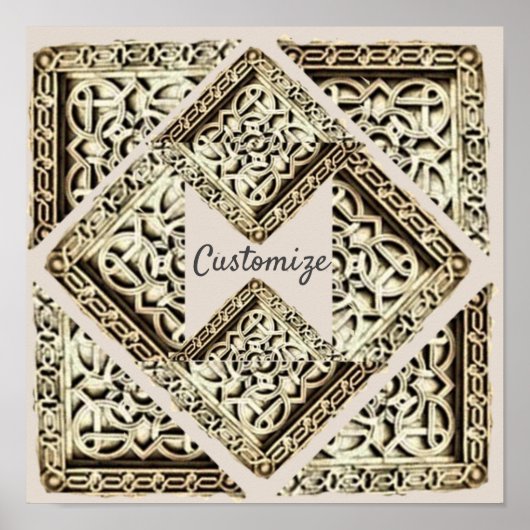 イスラム寺院の建築サンダー_コーブポスター ポスター (正面)