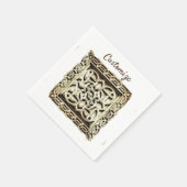 イスラム寺院の建築サンダー_コーブ スタンダードカクテルナプキン (角)