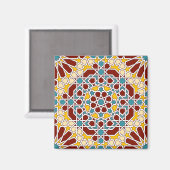 イスラム幾何学パターン磁石 マグネット (正面/裏面)