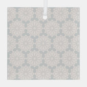 イスラム幾何学パターン ガラスオーナメント (裏面)