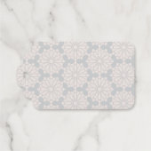 イスラム幾何学パターン ギフトタグ (裏面 (横))