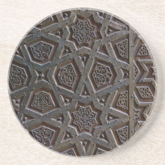 イスラム幾何学パターン コースター (正面)