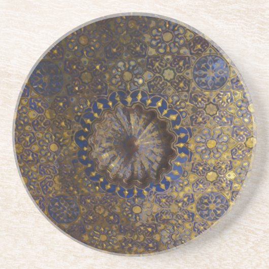イスラム幾何学パターン コースター (正面)