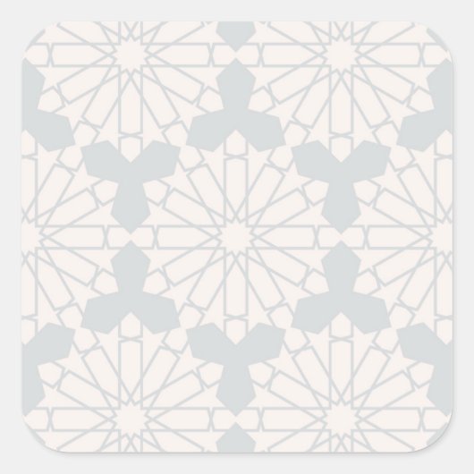 イスラム幾何学パターン スクエアシール (正面)