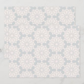 イスラム幾何学パターン セーブザデート (正面/裏面)