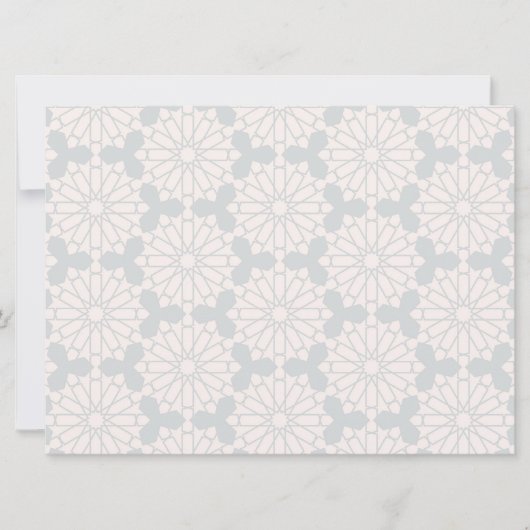 イスラム幾何学パターン セーブザデート (正面)