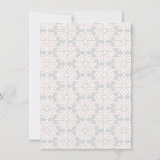 イスラム幾何学パターン セーブザデート (正面)