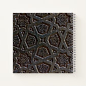 イスラム幾何学パターン ノートブック (裏面)