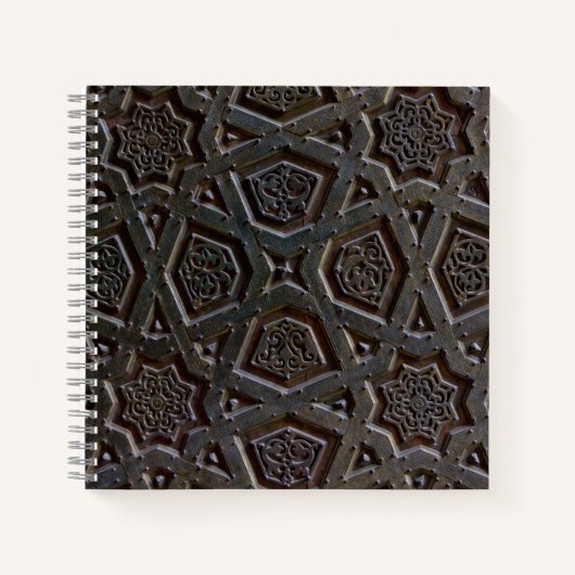 イスラム幾何学パターン ノートブック (正面)