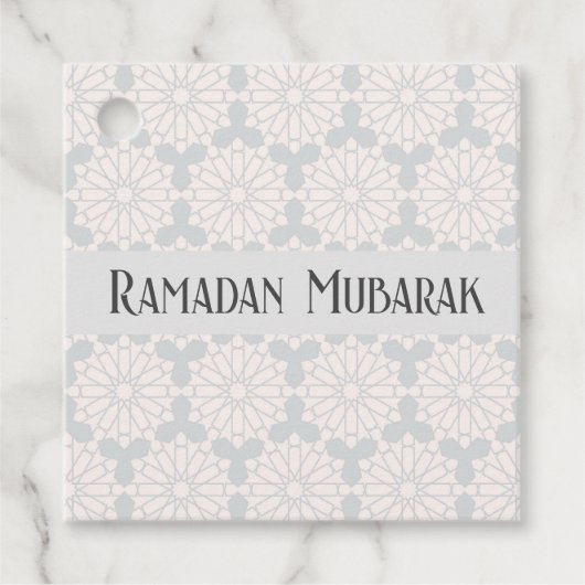 イスラム幾何学パターン フェイバータグ (正面)