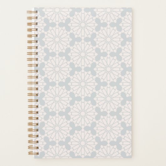 イスラム幾何学パターン プランナー手帳 (正面)