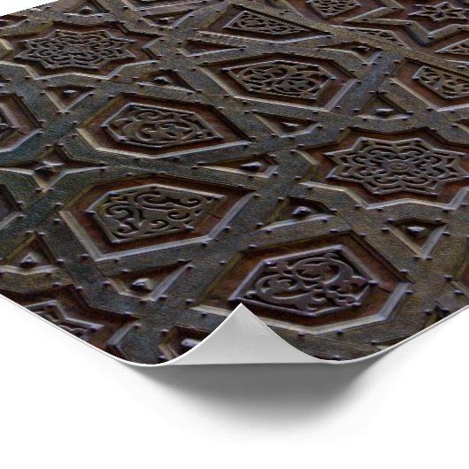 イスラム幾何学パターン ポスター (角)